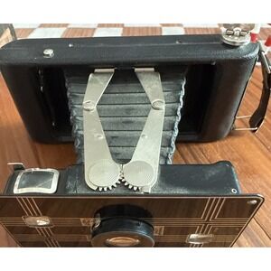 Eastman Kodak Jiffy Kodak Six-20 Folding Film Camera, w/ Twindar Lens